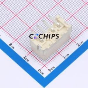 WAFER-VH3.96-4PLT-W1-P Wire-to-Board Pin Header SMD,P=3.96mm Connector 1x4P 3.96mm Vertical Mount 4P - Product Image 2