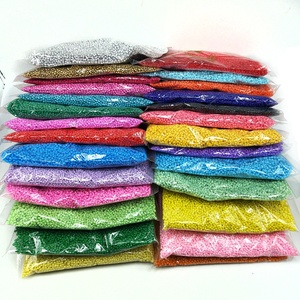 450g Perles pour bijoux, Perles Rocailles en verre, Perles Néon, Mostacilla Checa Delica 110, Perles de rocaille, Perles de verre micro-riz Santeria - Product Image 1