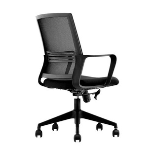 Chaise de bureau ergonomique réglable en hauteur, pivotante, avec accoudoirs fixes, pour usage domestique et commercial - Product Image 2