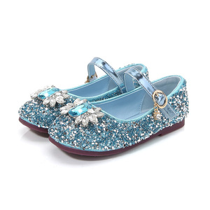Chaussures de fête pour enfants de 2 à 6 ans, semelles souples, chaussures de princesse pour filles, chaussures de princesse en strass et cristaux pour filles - Product Image 1