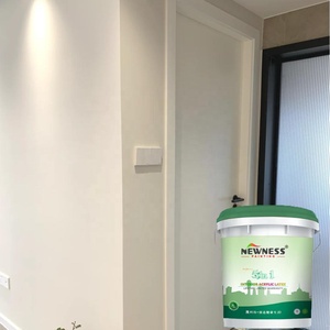 Emulsión de látex acrílico para pared de construcción, pintura para sala de estar/dormitorio con aplicador de rodillo, Material de dióxido de titanio - Product Image 4