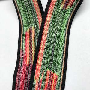 Élastique tissé en polyester haute ténacité durable nouvelle tendance personnalisé avec sangles de sangle à motif multicolore mélangé - Product Image 3