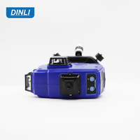 Dinli DKLL12PB1-S1 Mini Laser 3D M12 pour usage industriel et DIY en intérieur, lumière verte 532nm, portée 20m, précision 2mm, autonomie 6h, 1mm/7m, alimenté par batterie