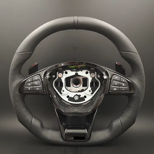 Volante Deportivo de Cuero para <span class=keywords><strong>Mercedes</strong></span> Benz <span class=keywords><strong>Clase</strong></span> C W205 CLS W218 CL500 CL55 W204 W205 W216 C216, Piezas de Modificación para Automóviles - Product Image 4