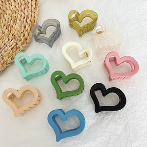 Pinzas para el pelo en forma de corazón mate para mujer y niña, gran oferta, <span class=keywords><strong>2022</strong></span> - Product Image 1