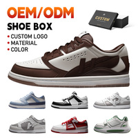 Chaussures de skateboard respirantes avec empeigne personnalisée, semelle intermédiaire gonflable, semelle extérieure en caoutchouc et doublure personnalisées