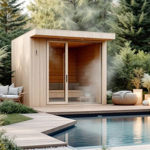Casa prefabricada al aire libre Baño <span class=keywords><strong>de</strong></span> <span class=keywords><strong>spa</strong></span> Vapor Estufa <span class=keywords><strong>de</strong></span> leña grande Sala <span class=keywords><strong>de</strong></span> sauna - Product Image 3