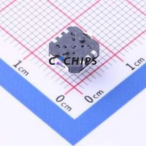 7*7*6-6P-L WX Multi-Function Switch SMD-6P,7x7mm Switch ( Type: 5-Direction Switch )( Rated Voltage (DC): 12V ) - Product Image 2