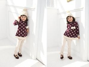 Vêtements pour enfants en gros en ligne : Ensemble décontracté en coton (robe et pantalon) pour filles, provenant d'un fournisseur chinois - Product Image 5