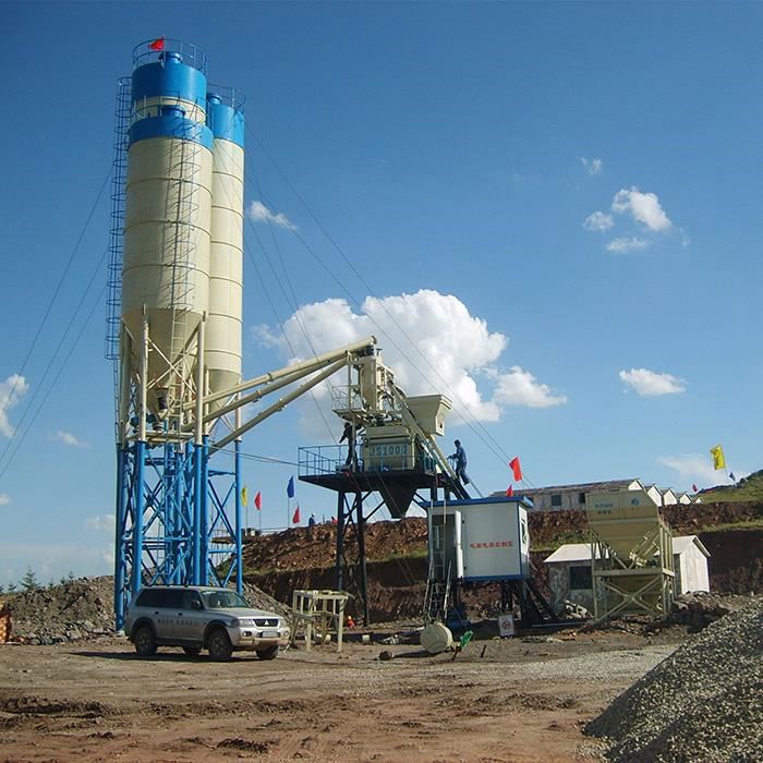 Concrete Mixing Plant 25 Cubic Meters Per Hour Batching Plant For Ready Mixed Concrete