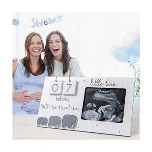 Bestseller Houten Countdown Weken Echografie Fotolijst Voor Geboorte Informatie - Product Image 4