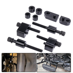 Elevador de manillar de motocicleta genérico de 20-22.5 mm de aleación de aluminio para mejora y adaptación de motocicletas Cruiser - Product Image 4