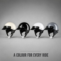 Casque rétro japonais classique mat, taille unique, idéal pour la ville, les trajets quotidiens, casques rétro pour hommes et femmes