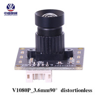 1080P OV2710 3,6mm 90 grados sin distorsión USB Industrial Machine Vision Cmos Sensor PCBA módulo de cámara