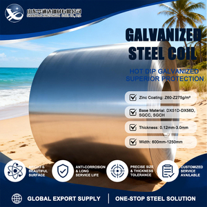 Bobina de Acero Galvanizado EN 10143 SGC440 Z80 G/m² Totalmente Duro 0.60mm 1000mm con Borde Cortado para Perfilado - Product Image 1