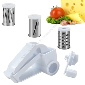 Cortador de Verduras Rotatorio de Acero Inoxidable Syh1192 al por Mayor, Rallador de Queso Manual con Manivela - Product Image 3