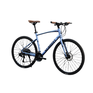 <span class=keywords><strong>Bicicleta</strong></span> <span class=keywords><strong>de</strong></span> <span class=keywords><strong>carretera</strong></span> <span class=keywords><strong>de</strong></span> aleación <span class=keywords><strong>de</strong></span> aluminio <span class=keywords><strong>de</strong></span> velocidad variable 700C con freno <span class=keywords><strong>de</strong></span> disco doble y <span class=keywords><strong>manillar</strong></span> <span class=keywords><strong>recto</strong></span> para hombres y mujeres adultos - Product Image 2