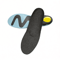 Semelles orthopédiques unisexes pour chaussures de sport, lot de 2 – Durables, écologiques, légères, hautement élastiques, coussinets souples pour les pieds, orthèses podologiques