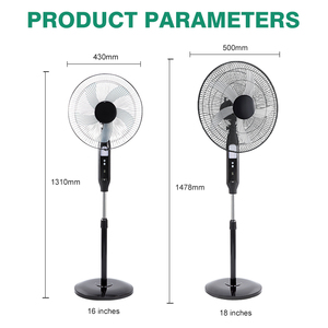 Younuo CE Certified Solar Fans-White PP Material 15W USB <b>Rechargeable</b> 16-Inch Portable Solar Fan With <b>LED</b> <b>Light</b> for Camping YNCM - Product Image 1