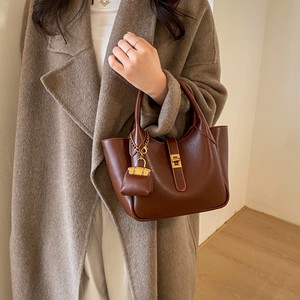 Bolso Tote Mini de Alta Calidad para Mujer, Bolso de Hombro Cruzado de Cuero PU de Lujo, Bolso de Mano Elegante para Uso Diario - Product Image 5