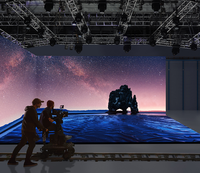 Digital Iklan Dalam Ruangan Led Papan Reklame Kaca Bebas 3D Led Tv P5 P8 P10 Layar Peraga Led VR Iklan Lengkung Kubik