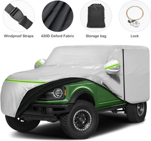 Cubierta de coche impermeable para todo clima a prueba de viento para Bronco 4 puertas 2021 <span class=keywords><strong>2022</strong></span> - Product Image 2