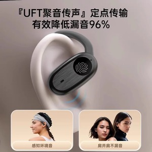 หูฟังไร้สาย GT802 ดีไซน์แบบเปิดหู กันน้ำระดับ IPX4 ชาร์จแบบ Type C ควบคุมด้วยระบบสัมผัส เหมาะสำหรับออกกำลังกาย - Product Image 5
