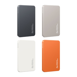 USAMS 2025 Best Seller Chargeur sans fil magnétique ultra fin en alliage d'aluminium + verre avec logo personnalisé, batterie externe 5000 mAh - Product Image 5