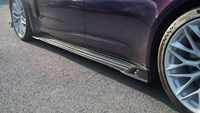 Kit carrosserie A-RT style AE en fibre de carbone sèche, comprenant lèvre avant, diffuseur arrière, jupes latérales, spoiler et capot pour Porsche Panamera 976 2024+