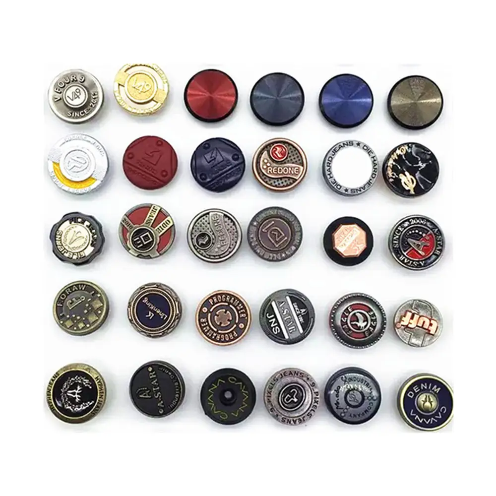 China Good skull jeans button screw jeans buttons jean botton