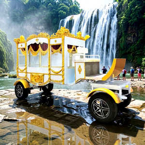 Nuevo Coche Fúnebre Eléctrico de 4 Ruedas Estilo Vintage con Caballos, Carruaje Fúnebre de Lujo, Limusina Fúnebre Clásica - Product Image 1