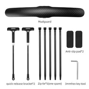 ZOYOSPORTS garde-boue de vélo de route garde-boue adapté <span class=keywords><strong>pour</strong></span> 26 ", 27.5", 29 "réglable gravier <span class=keywords><strong>VTT</strong></span> garde-boue avant garde-boue arrière - Product Image 2