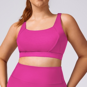<span class=keywords><strong>Obese</strong></span> grande taille Yoga vêtements femmes séchage rapide Pilates course serré sport Fitness soutien-gorge 8047 - Product Image 4