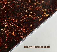 Offre Spéciale 4 plis rouge tortue plaque à gratter feuille bricolage guitare basse blanc Pickguard matériel