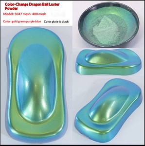 ผงสีเปลี่ยนสีแบบคาเมเลี่ยน 25 กรัม สำหรับสีรถยนต์/เรซิ่นอีพ็อกซี่ งานฝีมือ DIY ผงไมก้าเปลี่ยนสี - Product Image 6