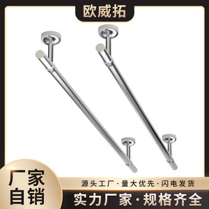 Séchoir à linge en acier inoxydable, diamètre 71 mm, fixation murale, résistant à la rouille, design minimaliste, pour balcon et usage intérieur - Product Image 4