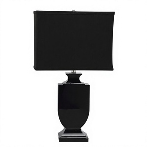 Lámpara de Mesa Negra Tipo Trofeo para Habitación de Hotel, Sala de Estar, Dormitorio, Oficina, Decoración de Iluminación para el Hogar - Product Image 1
