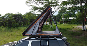 เต็นท์หลังคารถทรงสามเหลี่ยมแบบนุ่ม โครงสร้างอะลูมิเนียมบางเฉียบ น้ำหนักเบาพิเศษ สไตล์มินิมอล - Product Image 4