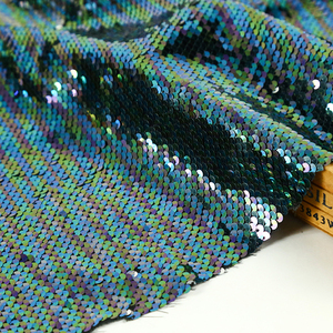 2020 Hot Thăng Hoa In Hai Mặt Cá Quy Mô 5Mm Bạc Vàng Căng Ma Thuật Nàng Tiên Cá Có Thể Đảo Ngược <span class=keywords><strong>Sequin</strong></span> Vải Cho Ăn Mặc - Product Image 6