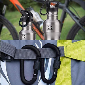 Mosquetón de escalada con bloqueo <span class=keywords><strong>fijo</strong></span>, hebilla colgante para mochila, herramienta de supervivencia para senderismo al aire libre, gancho de bloqueo de tornillo para cadena de llaves - Product Image 5