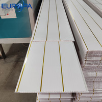 Panneau de plafond en PVC, vente chaude, panneau en plastique moderne imperméable pour la décoration intérieure