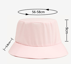 Sombrero de Sol Ligero, Plegable y Portátil de Poliéster Unisex para Verano, Estilo Simple, Ajustable, Tipo Bucket para Mujer - Product Image 2