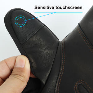 Guanti Riscaldati in Pelle Impermeabile Ricaricabili Guanti da Neve Riscaldati Guanti da Snowboard con Batteria e Caricatore - Product Image 4