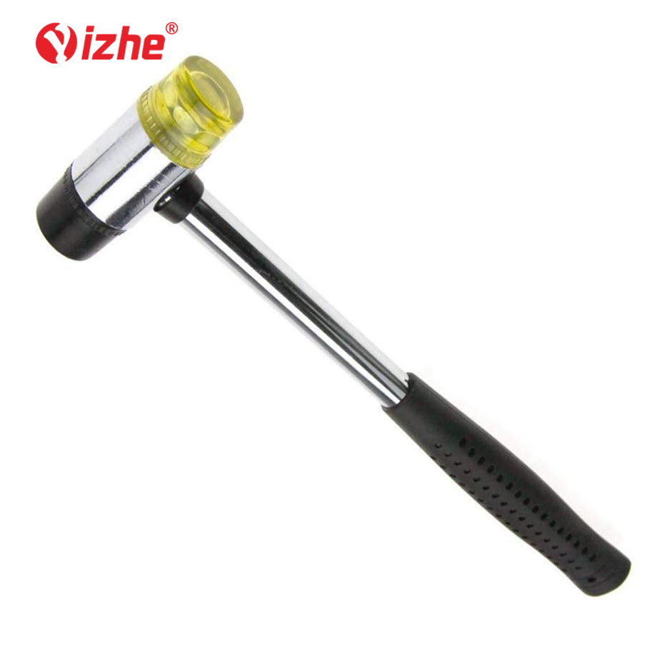 1 шт. резиновый молоток 25/30/35/40/мм, установочный молоток со стальной ручкой для деревообработки, ручные инструменты