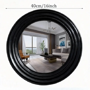 <span class=keywords><strong>Espejo</strong></span> Redondo Decorativo <span class=keywords><strong>Antiguo</strong></span> <span class=keywords><strong>con</strong></span> <span class=keywords><strong>Marco</strong></span> Dorado Bronceado para Sala <span class=keywords><strong>de</strong></span> Estar, Dormitorio y Decoración Vintage Elegante para el Hogar - Product Image 6