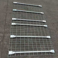 Grillage en acier de haute qualité 100*50mm (charge 300~1500kg) pour rack lourd L2700 avec 6 barres de renfort sous le plancher