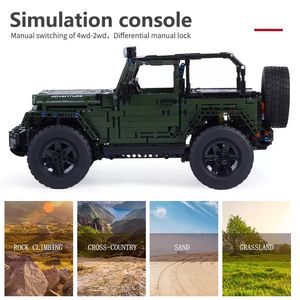 Nouvel arrivage de jouets Mould King nouveau produit 13124 RC véhicule d'escalade camion cascadeur hors route blocs de construction ensembles bricolage voiture jouets - Product Image 3