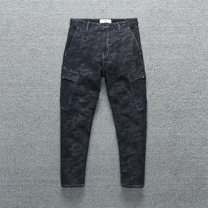 Venta al por mayor de moda Casual Slim vaqueros Skinny pantalón de mezclilla en el precio bajo de los hombres - Product Image 5