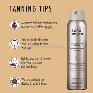 <span class=keywords><strong>Spray</strong></span> Abbronzante <span class=keywords><strong>Professionale</strong></span> di Alta Qualità a Marchio Privato, Senza Parabeni, per Schiarire e Scurezzare la Pelle del Corpo, con Aloe Vera e Centella - Product Image 5