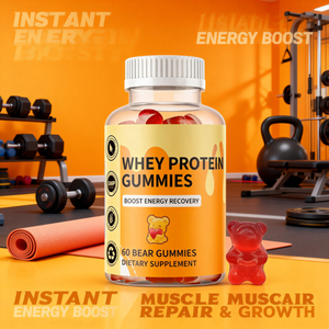 Suplementos Herbales, Gomitas de Proteína de Suero, Delicioso Suplemento de Proteína Masticable para la Recuperación Post-Entrenamiento y Aumento de Energía - Product Image 1